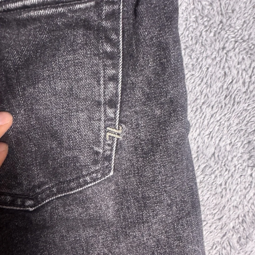 AE77 Selvedge Denim Jeans Mens 30x32 Classic Tapered Fit Charcoal Wash Everyday